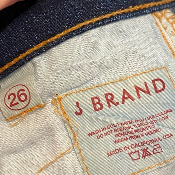 JBrand Dark Wash Skinny Jeans Sz 26 - Picture 7 of 7